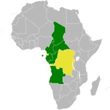 En vert : les 8 Etats ayant signé et ratifié la Convention ; en jaune : les 3 Etats l'ayant seulement ratifiée